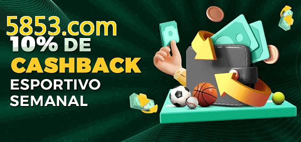 10% de bônus de cashback na 5853.com